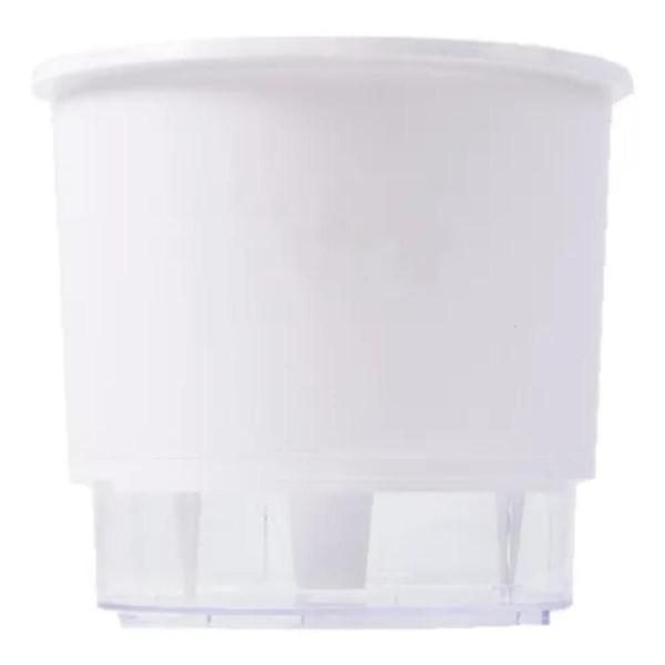 Imagem de Vaso Auto Irrigável 12cm N2 Autoirrigavel Raiz Branco