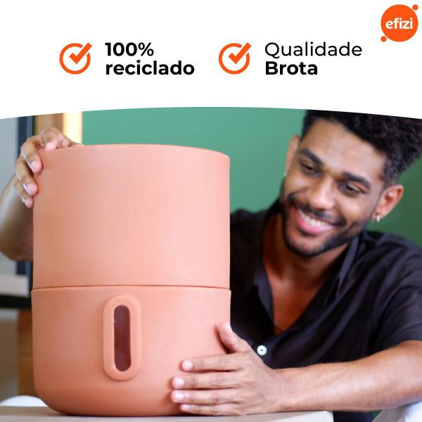 Imagem de Vaso Autoirrigável Decor Urbi M Terracota Brota