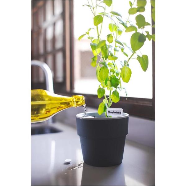 Imagem de Vaso Autoirrigável Médio Plantas Flor Tempero Jardim Horta - VS 280 Ou