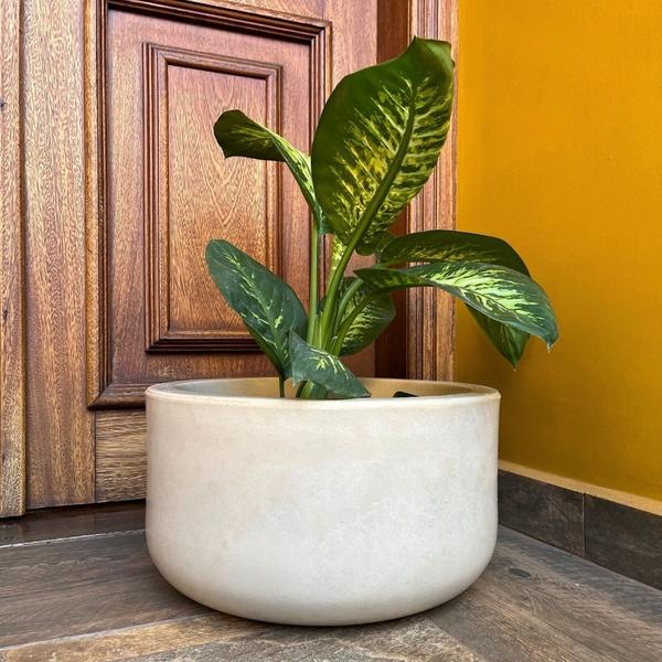 Imagem de Vaso  Bacia para Plantas Redondo de Polietileno 39x21cm