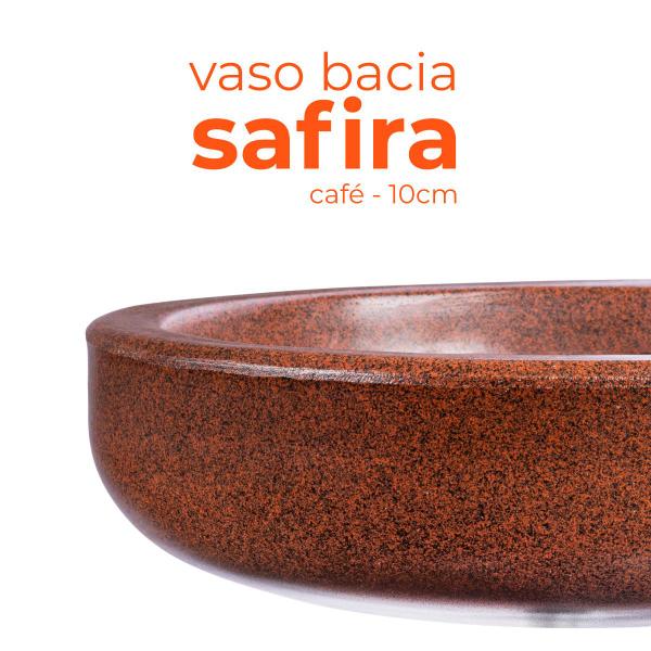 Imagem de Vaso Bacia Safira Café 10 Terrano