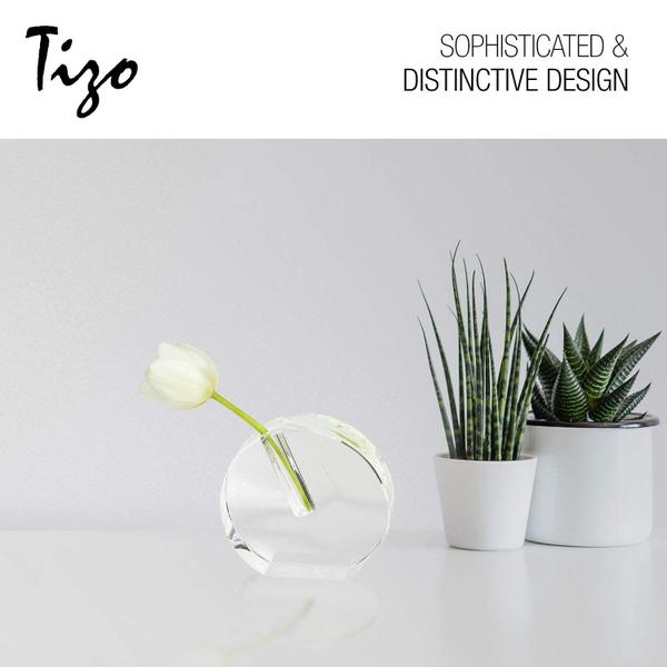 Imagem de Vaso Bud TIZO Design Clear Elegant Redondo Cristal Grande