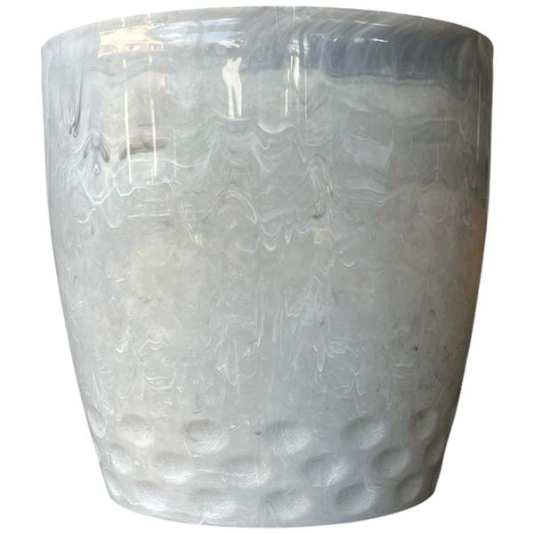 Imagem de Vaso Cachepô Diamond de Plástico N.1 -  BRANCO CARRARA