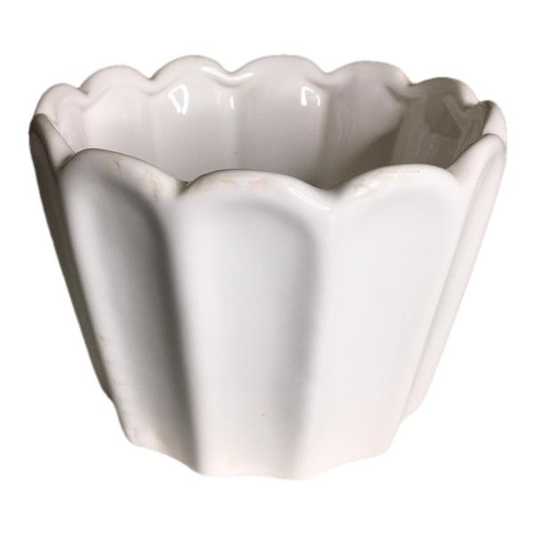 Imagem de Vaso cachepo sion branco brilho esmaltado Tamanho 13cmx18xm ceramica erica