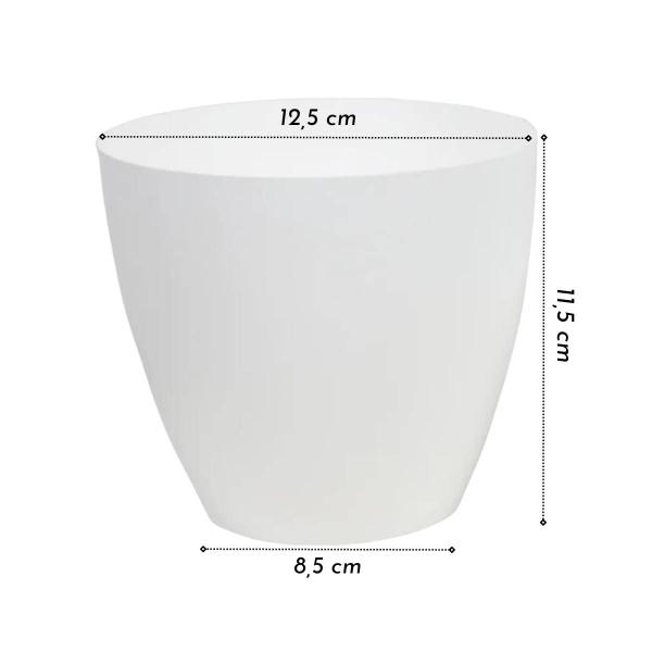 Imagem de Vaso Cachepot Bagé (12x11 cm) Branco VASART