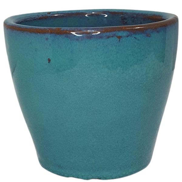 Imagem de Vaso Cachepot de Cerâmica Pequeno 10x9 Colorido p/ Decoração