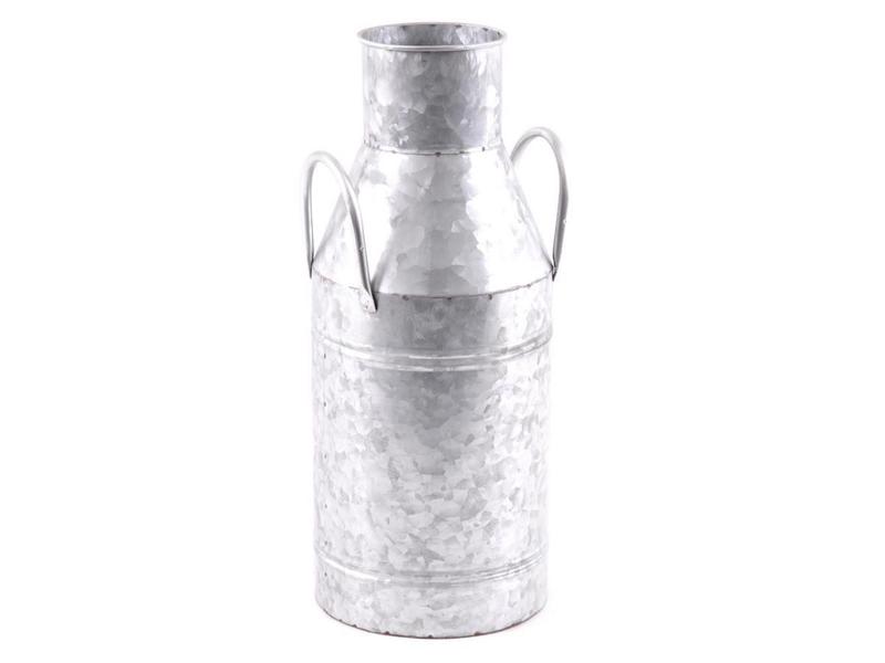 Imagem de Vaso Cachepot Em Metal Galvanizado Rustico