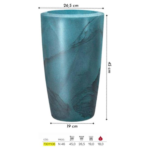 Imagem de Vaso Classic Cônico 46 (18L) Verde Guatemala NUTRIPLAN