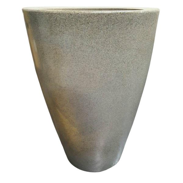 Imagem de Vaso Cone Liso 55 (42L) Cinza Granito VASAP