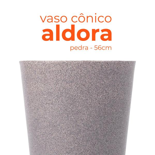 Imagem de Vaso Cônico Aldora Pedra 56 Terrano