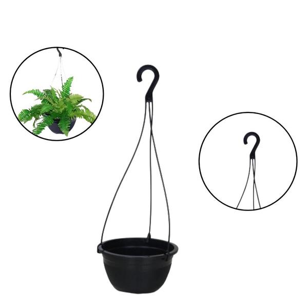 Imagem de Vaso Cuia 17 para jardim 1250ml decoração com Alça Plantas