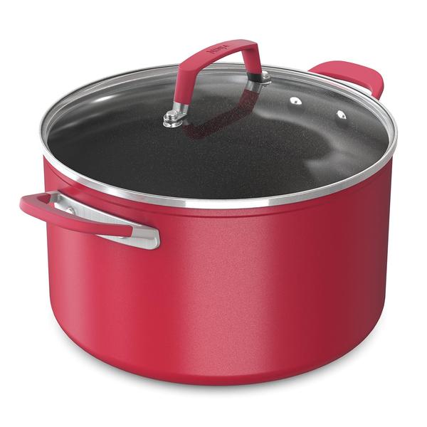 Vaso de estoque Ninja C20480 Foodi NeverStick Vivid 8L com tampa de vidro Imagem de Vaso de estoque Ninja C20480 Foodi NeverStick Vivid 8L com tampa de vidro