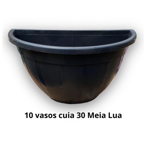 Imagem de Vaso De Parede Grande Jardim Horta Vertical 3,4l Kit 10 Pçs