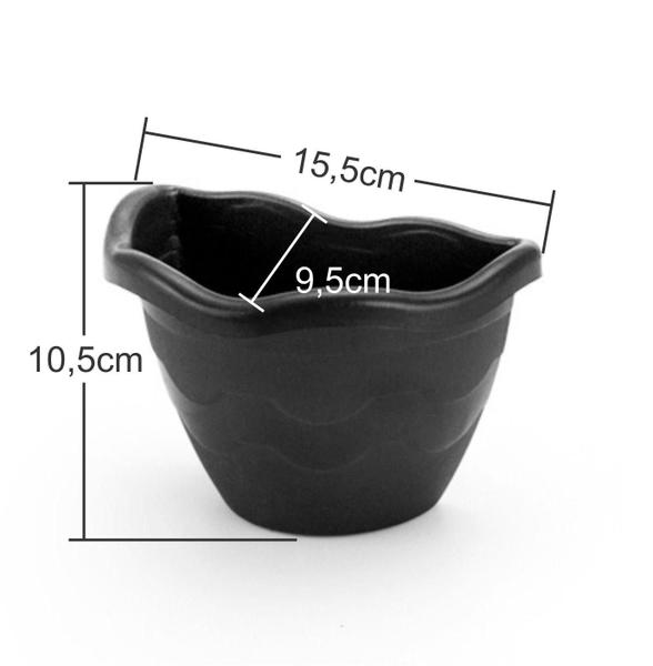 Imagem de Vaso De Parede P Kit Com 3 - Jardim Vertical Orquidea Suculenta Ervas Horta