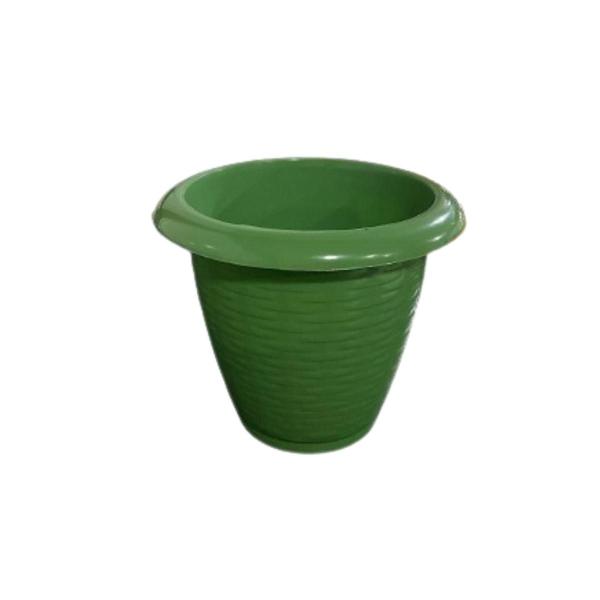 Imagem de Vaso De Planta Médio 3 Litros Redondo Plástico Rattan