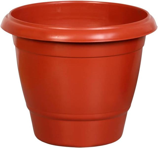 Imagem de Vaso de Planta Redondo 28 cm Marrom Jardim