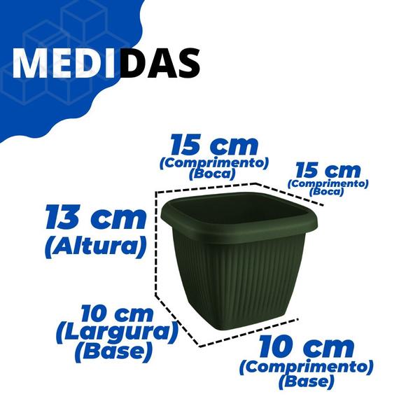 Imagem de Vaso De Plantas Design Moderno Decoração Casa Jardim 1,7L