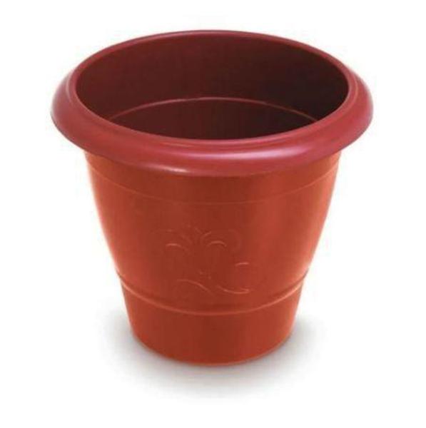 Imagem de Vaso de Plantas Redondo Médio 30x28 Vermelho 25290 Arqplast