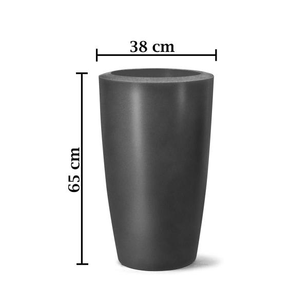 Imagem de Vaso de Polietileno Classic Cônico 66 Nutriplan Cor