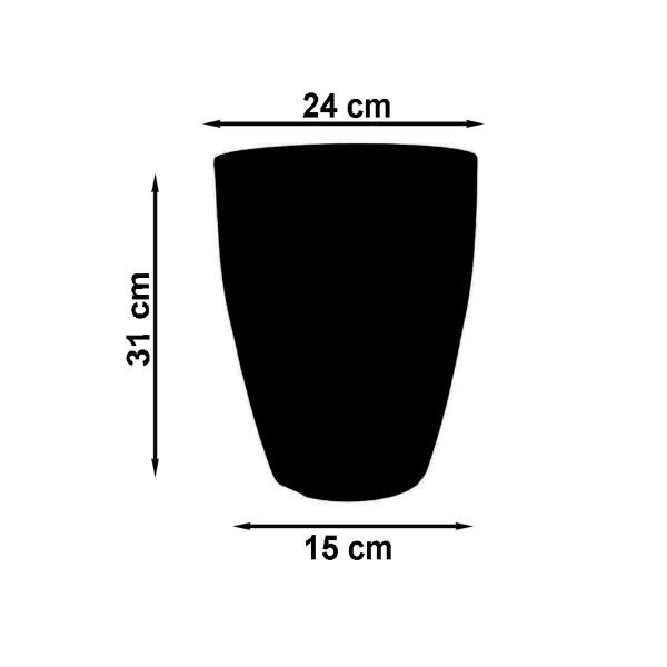 Imagem de Vaso de Polietileno Cone VIETNAMITA N 31 Vasap cor