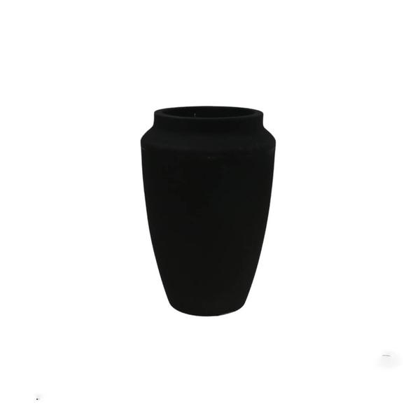 Imagem de Vaso de Polietileno Thai 35cm Preto Fosco  Formosinha