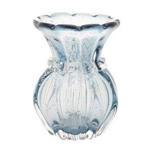 Imagem de Vaso de Vidro Italy Azul 9,5cm x 14cm - Wolff