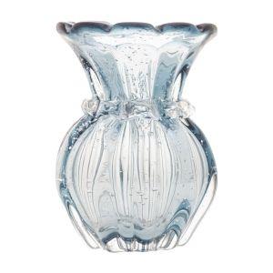 Imagem de Vaso de Vidro Italy Azul 9,5cm x 14cm - Wolff