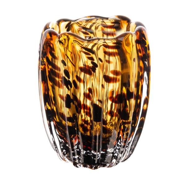 Imagem de Vaso de vidro italy leopardo 12cm x 15,5cm - wolff