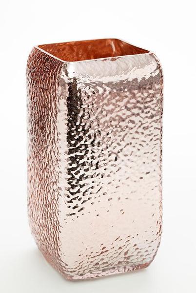 Imagem de Vaso De Vidro Rose Gold 14X25 Cm