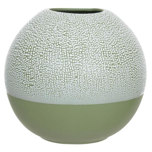 Imagem de Vaso decor ceramica verde 20cmx22cm florarte