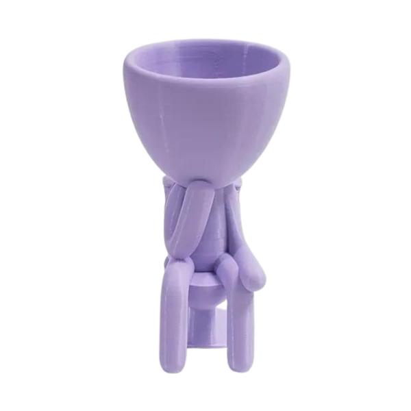 Imagem de Vaso Decor Robert Plant  Banheiro Suculentas Lilás