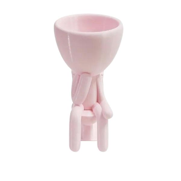 Imagem de Vaso Decor Robert Plant  Banheiro Suculentas Rosa Claro