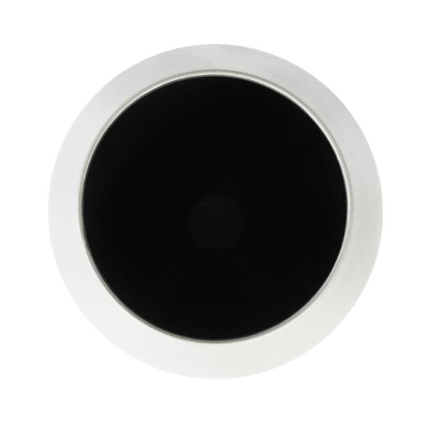 Imagem de Vaso Decorativo Ceramica Cinza Interior Preto Luxo