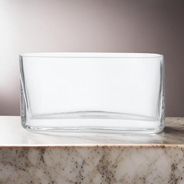 Imagem de Vaso decorativo em vidro transparente 20cm