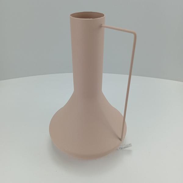 Imagem de VASO DECORATIVO ENFEITE CASA GARRAFA HOME&CO METAL 35x21x21cm ROSA