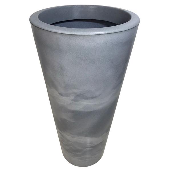 Imagem de Vaso Decorativo Fino Com Brilho De Polietileno Para Plantas E Flores 52x26