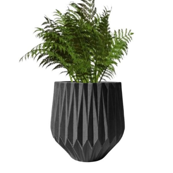 Imagem de Vaso decorativo para plantas e flores modelo Luxo Origami de 5 litros