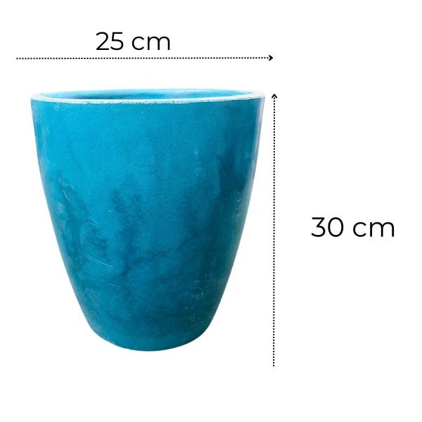 Imagem de Vaso Decorativo para Plantas Polietileno Luxo Marmorizado N1