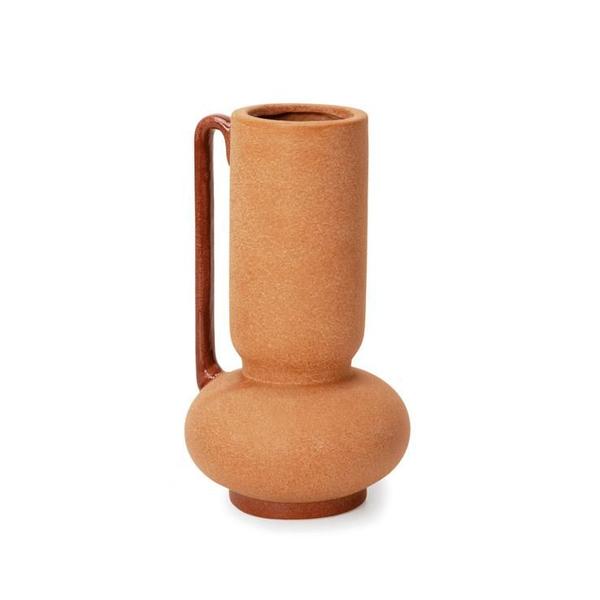 Imagem de Vaso em ceramica decorativo terracota com alça