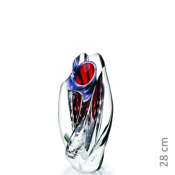 Imagem de Vaso Em Cristal Murano Vermelho - São Marcos 28cm