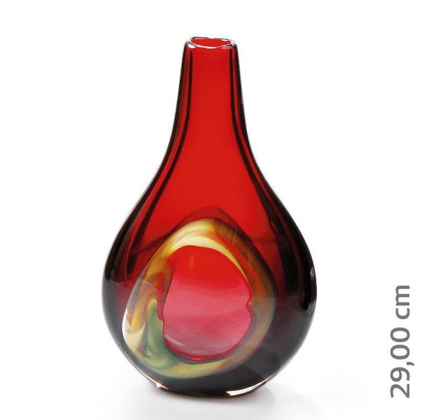 Imagem de Vaso Em Cristal Murano Vermelho - São Marcos