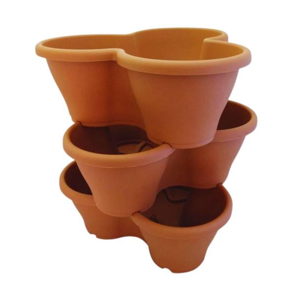 Imagem de Vaso Empilhável Treviso (41X39X16) Cor Terracota Okla