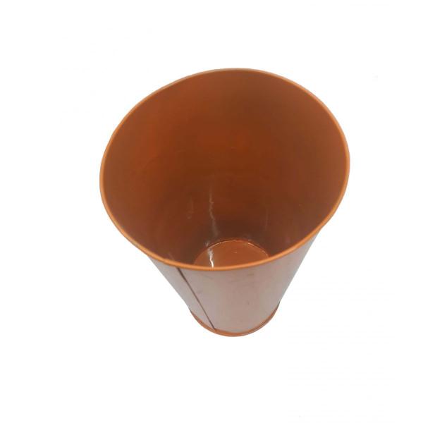 Imagem de Vaso Enfeite Jardim Quintal Varanda Borboleta Flor De Ferro Laranja (SYBO-G7)