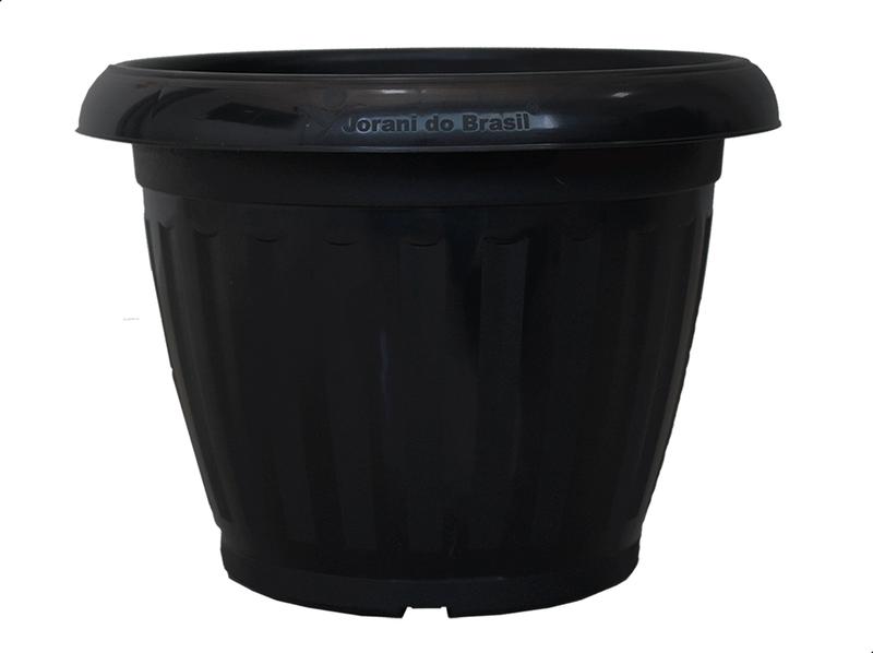 Imagem de Vaso flor Romano Cachepot Plantas Plastico N5- Preto