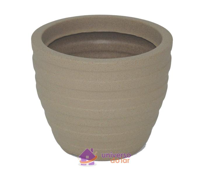 Imagem de Vaso Inca Tramontina Basic em Polietileno Areia 24 cm