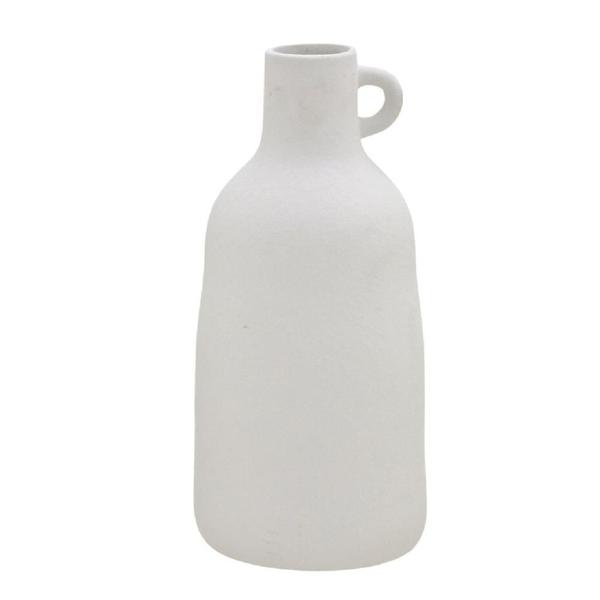 Imagem de Vaso jarro decorativo em ceramica na cor off white 32cm