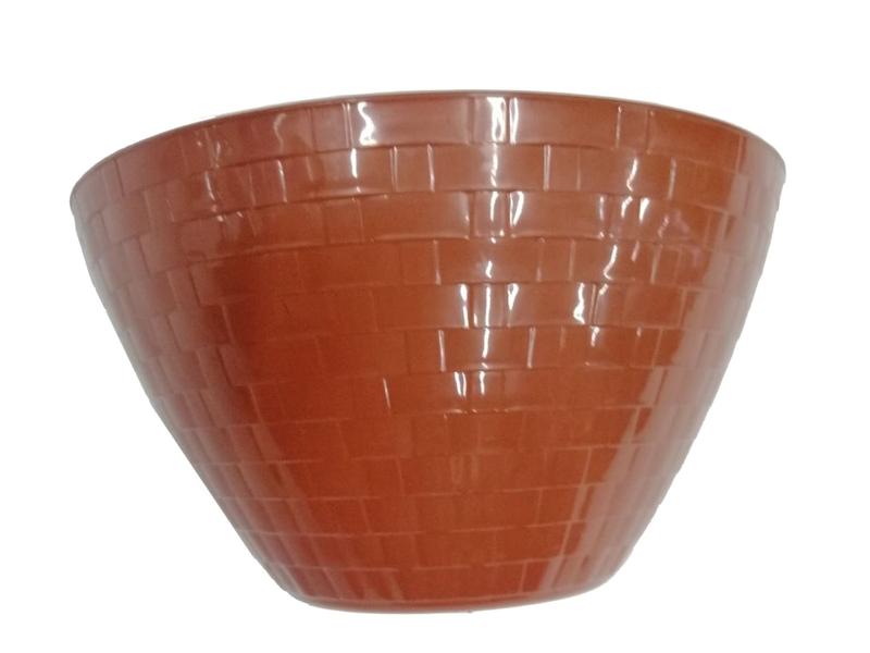 Imagem de Vaso Meia Lua Kit 24 Peças Casa Jardim Kit Vasos De Parede Rattan