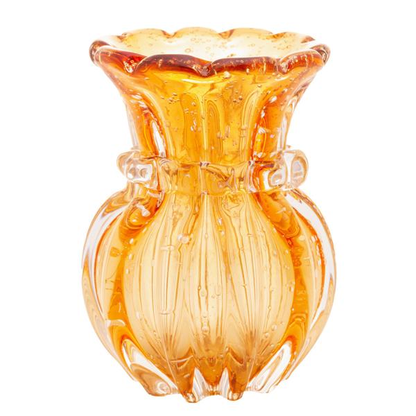 Imagem de Vaso Murano Italy Âmbar 9,5cm x 14cm - Wolff