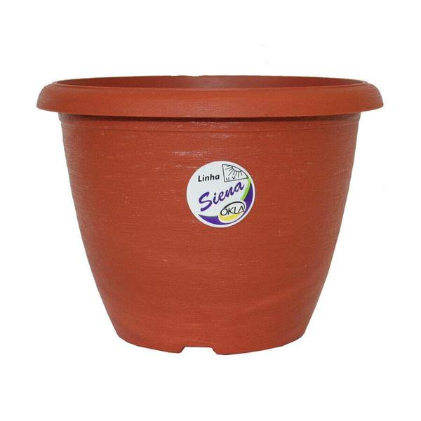 Imagem de Vaso Okla Siena Terracota para Jardim - Tamanho 2