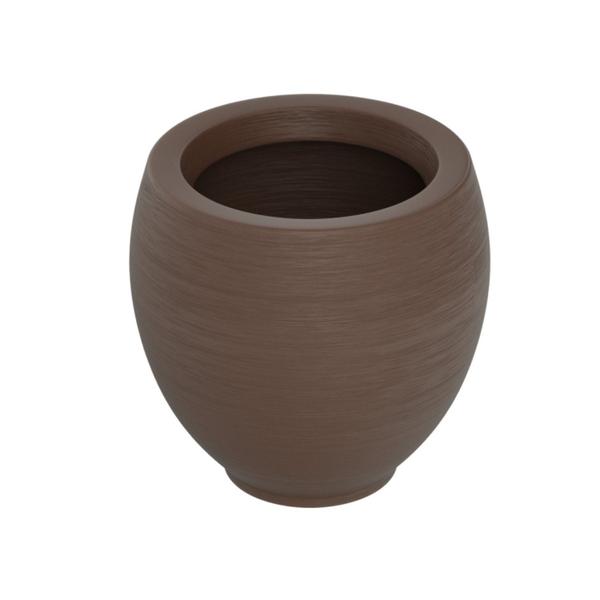 Imagem de Vaso Oval 30x32cm Polietileno sem Prato Fibrarte